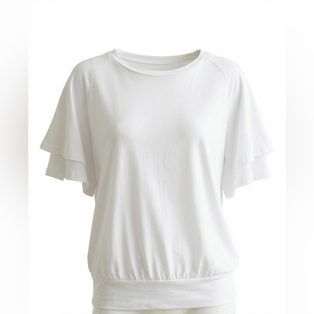 Diane Von Furstenberg White Short Sleeve Top
